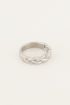 Iconic ring met vlecht