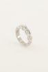 Iconic ring met vlecht