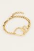 Iconic schakelarmband met open slot