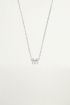 Ketting met letter zilver