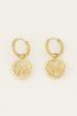 Initial hoop earring | My Jewellery
