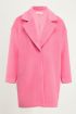 Roze oversized jas, roze coat My Jewellery