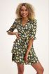 Overslagjurk gele bloemenprint | My Jewellery
