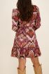 Jurk met lange mouwen & ikat print | My Jewellery