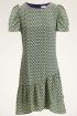 Straight dress with pleated sleeve My Jewellery