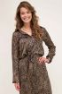 Satijnen blousejurk met print, lange jurk My Jewellery