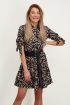 Blousejurk luipaard & ruffles | Panterprint jurk My Jewellery