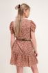 Rode jurk met bloemenprint | Jurken dames | My Jewellery