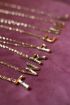 Ketting met initiaal bamboe, bamboo initial My Jewellery