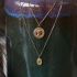 Ketting met munt maria, Minimalistische ketting