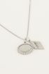 Ketting met bedeltjes ovaal & ruit | My Jewellery