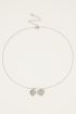 Ketting met bedeltjes rondje & hartje | My Jewellery