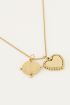 Ketting met bedeltjes rondje & hartje | My Jewellery