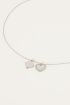 Ketting met bedeltjes rondje & hartje | My Jewellery