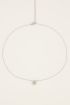 Ketting met ronde bedel & hartje