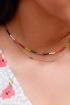 Ketting met strass steentjes, minimalistische ketting