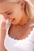 Ketting met strass letter, initial sieraden My Jewellery
