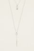 Dubbele ketting staafje ster | Sterren ketting My Jewellery
