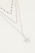 Driedubbele ketting met ster | Dubbele ketting My jewellery