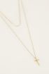 Dubbele ketting kruisje | Ketting met kruisje My jewellery