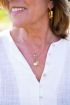 Ketting met twee strass hartjes | My Jewellery