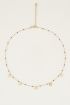 Rode ketting kralen munten, kralen ketting My Jewellery