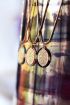 Ketting orientaalse munt zwart, ketting met munt My Jewellery
