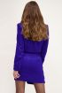 Kobaltblauwe satijnen look blazer cropped | My Jewellery