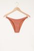 Koperkleurig glimmend bikini broekje V-shape | My Jewellery