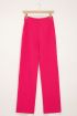 Koraal-roze pantalon linnen look| My Jewellery