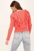 Koraal overslagvest met ruffle | My Jewellery