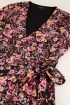 Roze midi wikkeljurk met bloemenprint | Midi jurken | My Jewellery