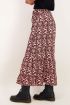 Rode maxi rok bohemian | My Jewellery