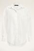 Witte blouse met ruffle kraag | My Jewellery