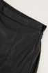 Leatherlook rok met ruffle | My Jewellery