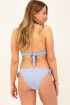 Lichtblauw bikini broekje met V-shape en rib | My Jewellery