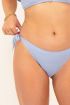 Lichtblauw bikini broekje met V-shape en rib | My Jewellery