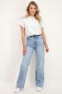 Lichtblauw T-shirt gestreept | My Jewellery