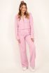 Lichtroze cropped blazer met knopen | Blazer | My Jewellery