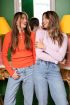 Lichtroze top met rib structuur | My Jewellery