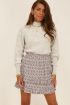 Lichtgrijze trui met mock neck | My Jewellery