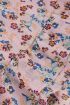 Lila wikkelrok met bloemenprint