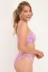 Lilac smock bottoms with floral print