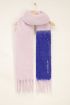 Lilac scarf with blue ombre | My Jewellery