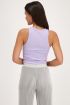 Lilac tank top with rib structure | My Jewellery