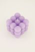 Lila bubble kaars klein | My Jewellery