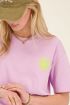 Lila T-shirt rive gauche droite