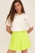 Limegroene skort met plissé | Skorts | My Jewellery