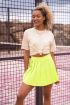 Limegroene skort met plissé | Skorts | My Jewellery