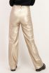Metallic wide leg broek